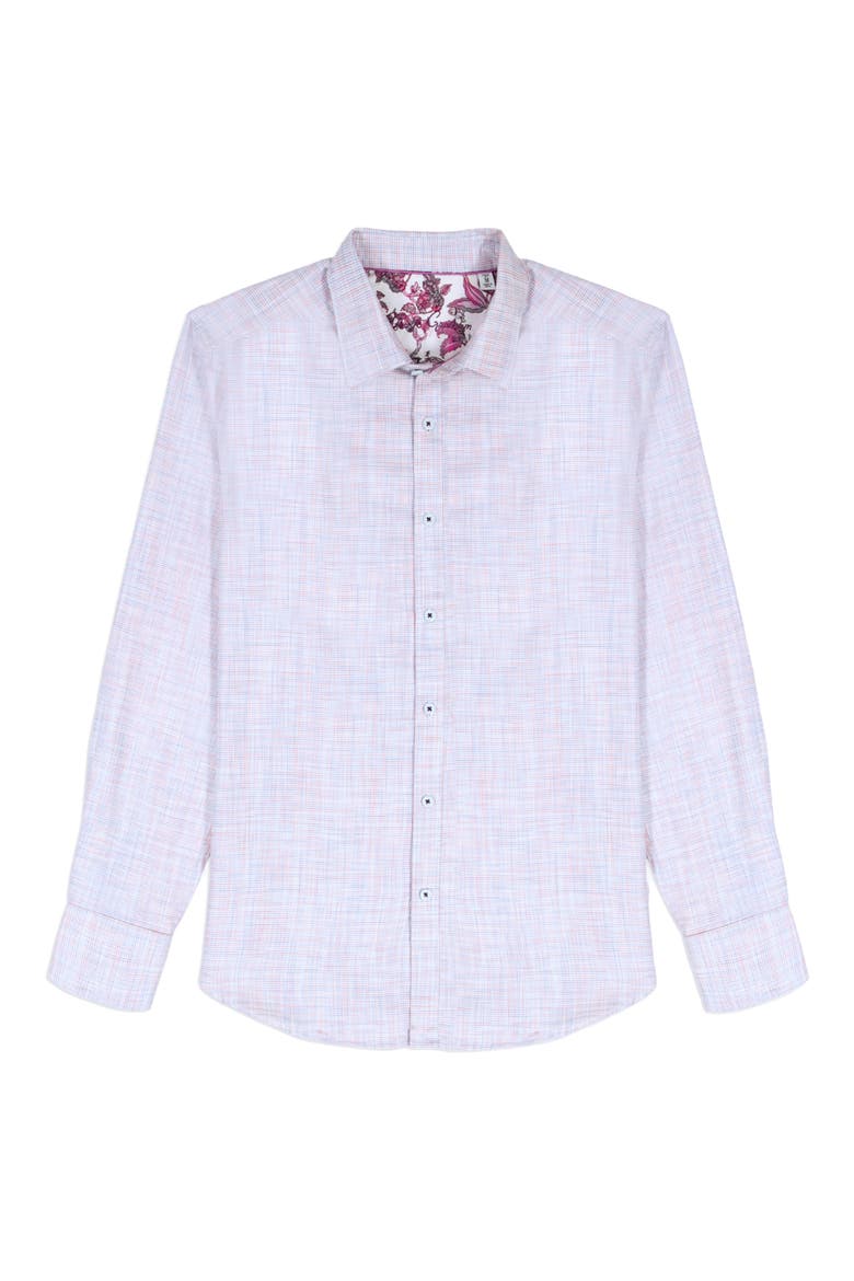 Edison Print Button-Up Shirt, Alternate, color, MULTI