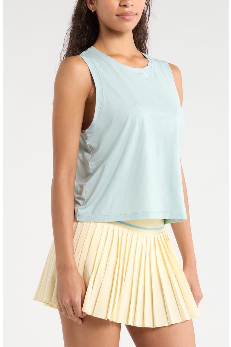 Rally Mesh Tank, Alternate, color, BLUE RAINDROP