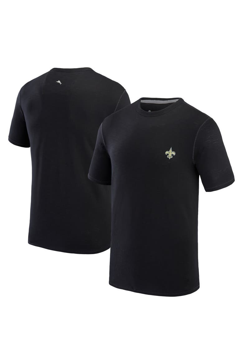 Men's Tommy Bahama Black New Orleans Saints Bali Beach T-Shirt, Alternate, color, Black