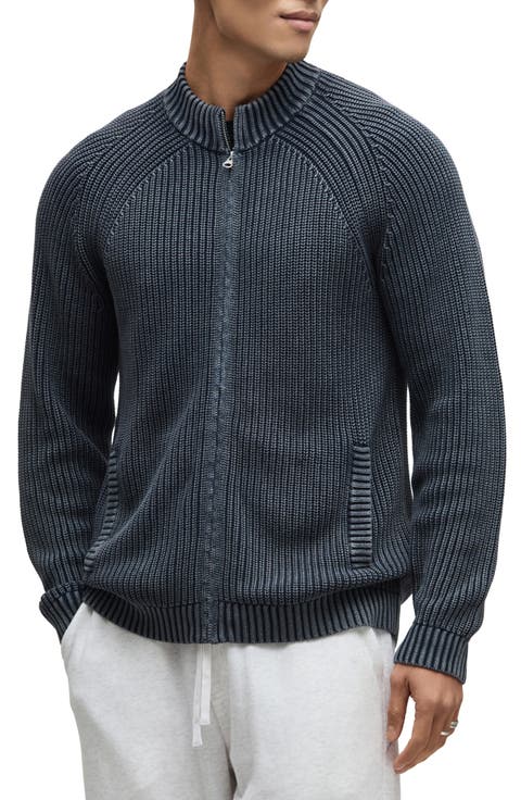 Sunbleach Zip Up Cardigan