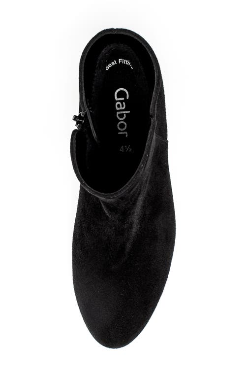 Gabor Zip Bootie In Black