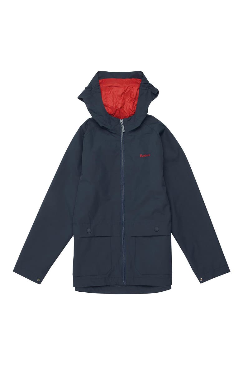 Kids' Begral Showerproof Waterproof Jacket, Main, color, NAVY