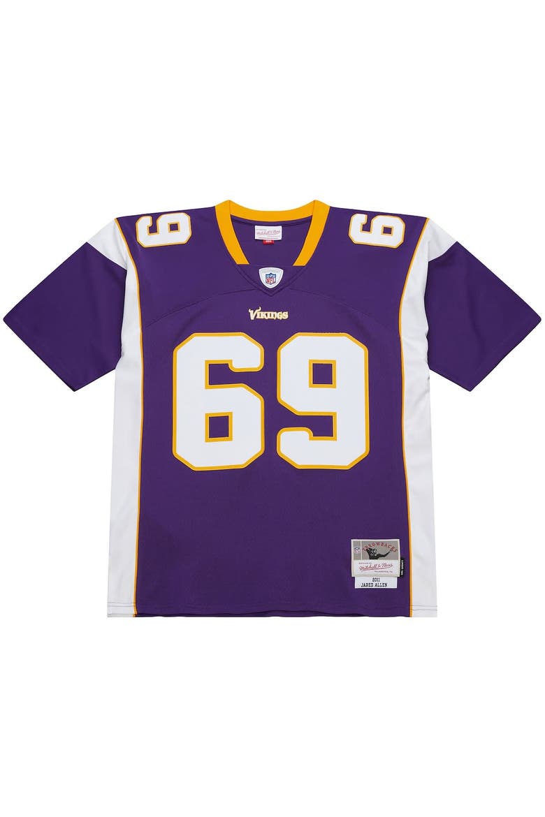Men's Mitchell & Ness Jared Allen Purple Minnesota Vikings 2011 Legacy Replica Jersey, Alternate, color, Purple
