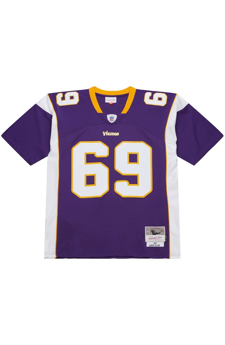 Mitchell & Ness Men's Mitchell & Ness Jared Allen Purple Minnesota Vikings 2011 Legacy Replica Jersey, Alternate, color, Purple
