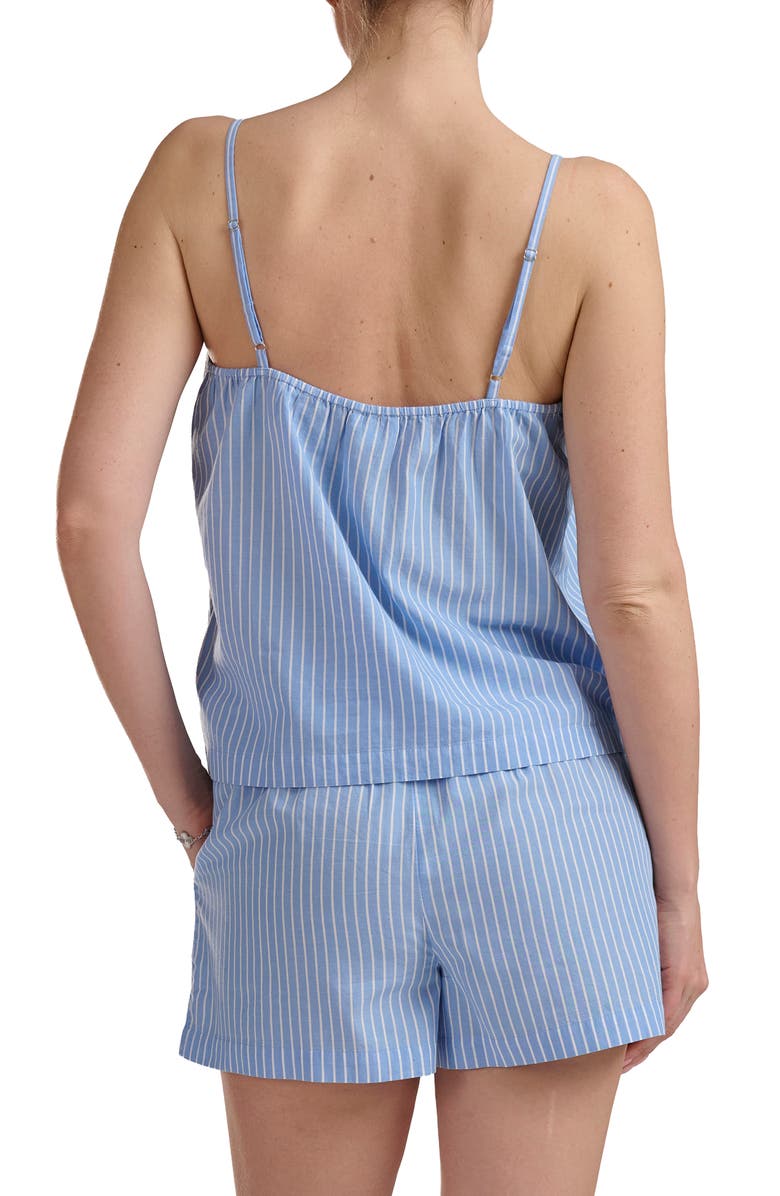 Splendid Stripe Cotton Poplin Pajamas, Alternate, color, Hydrangea