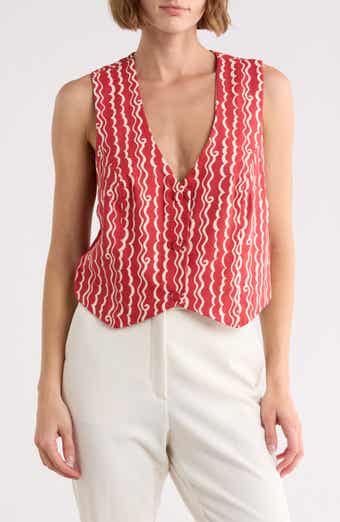 Button Front Cotton Vest