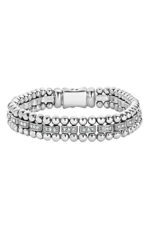 Caviar Spark Diamond Link Bracelet