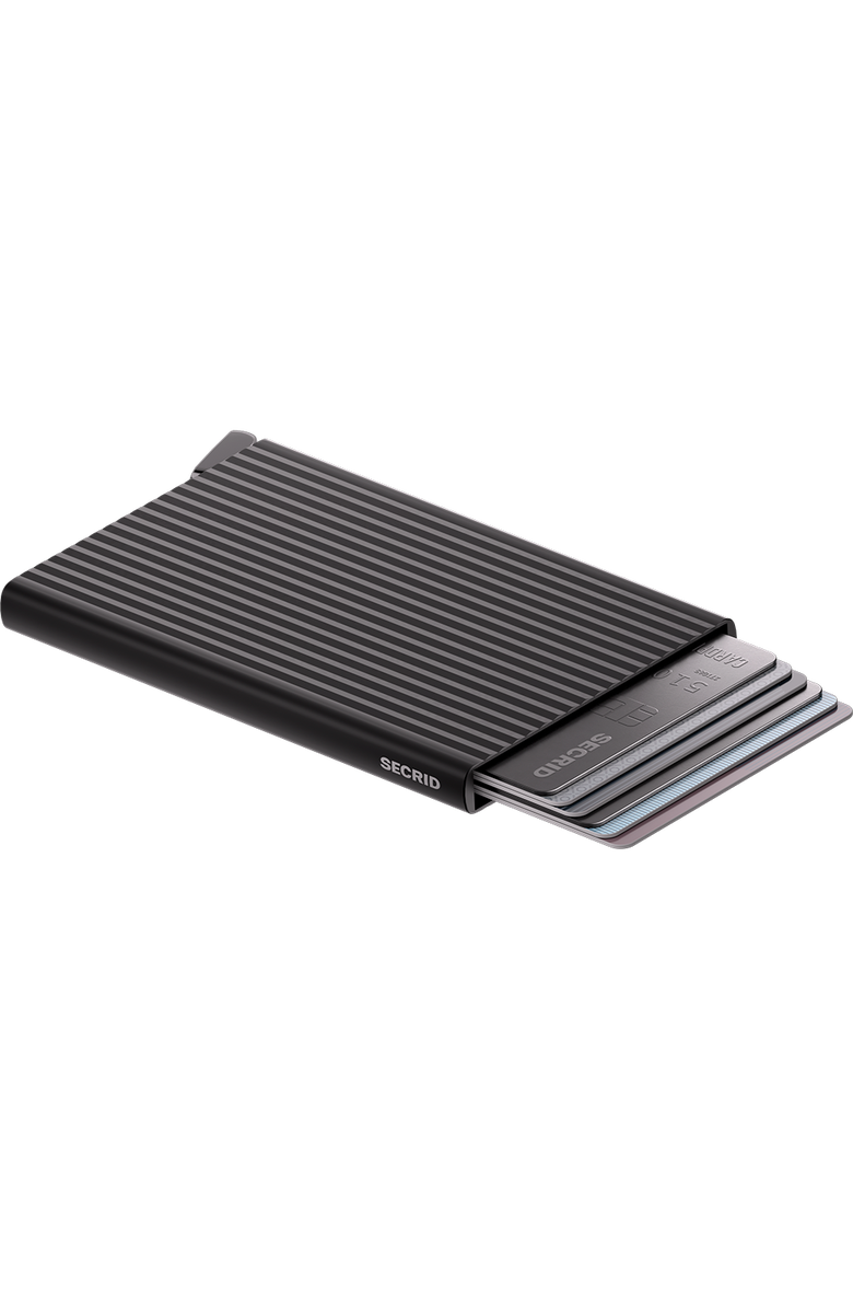 Secrid Premium Cardprotector Fluted, Alternate, color, Black