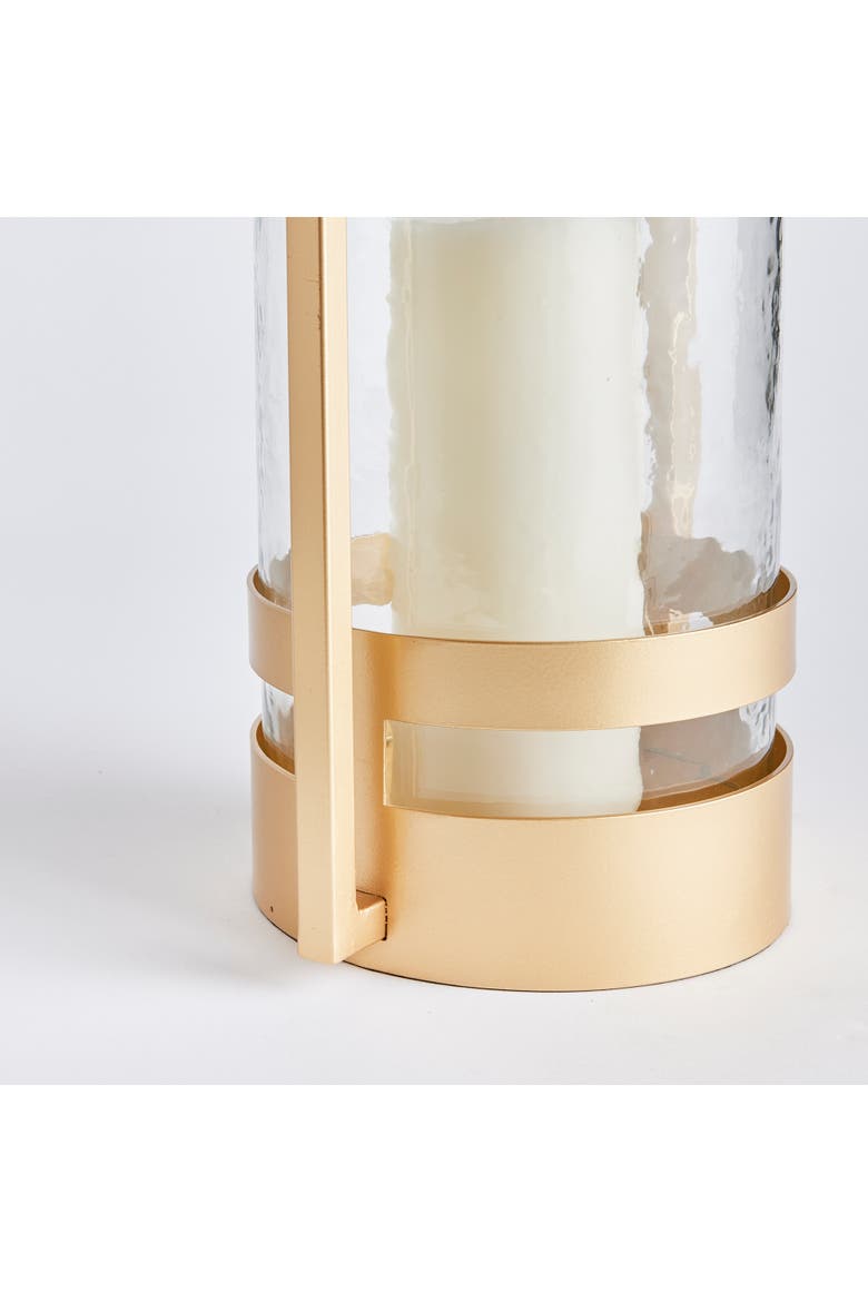 Atrio Hurricane Candle Holder, Alternate, color, Gold