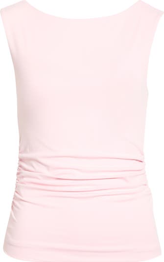 Open Edit Boat Neck Sleeveless Top | Nordstrom