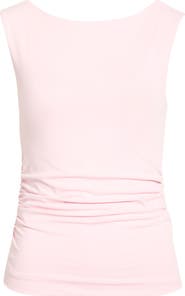Open Edit Boat Neck Sleeveless Top