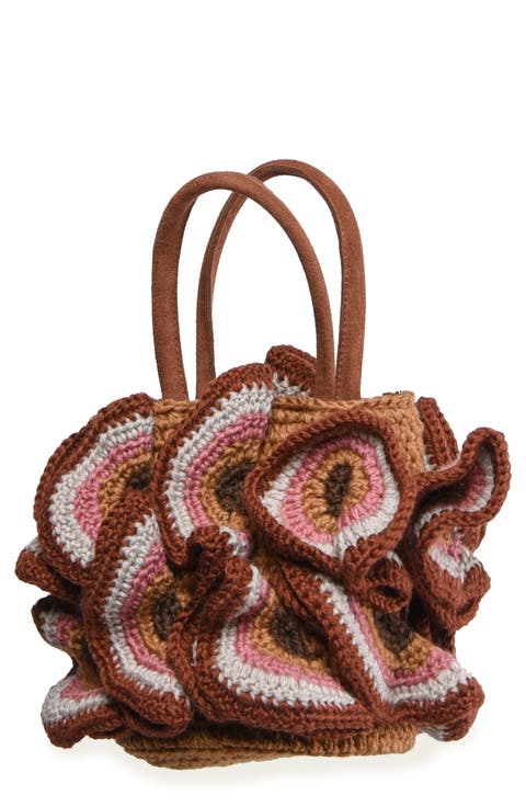 Crochet Flower Handbag