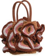 FARM Rio Crochet Flower Handbag