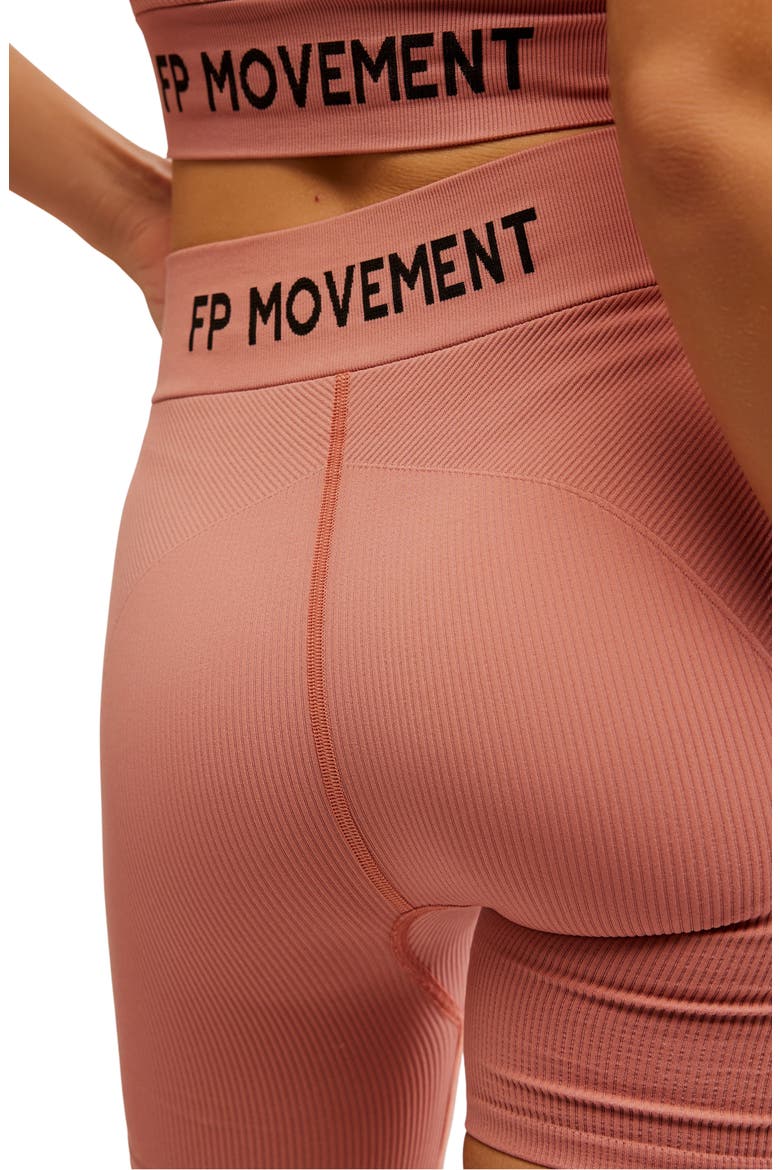 FP Movement Long Haul Bike Shorts, Alternate, color, PETAL
