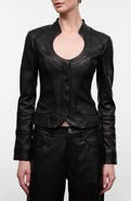 STAUD Blair Leather Jacket