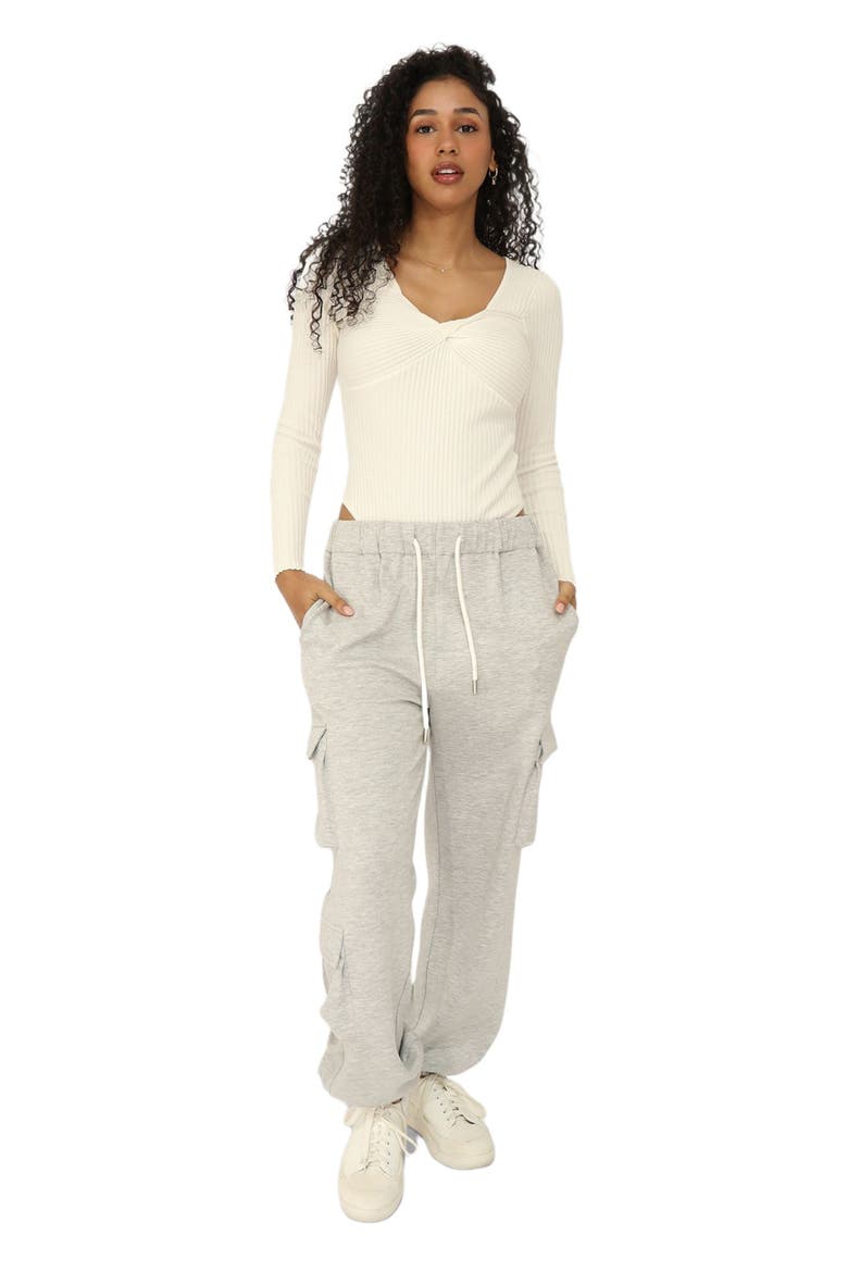Perfect Match Cargo Trackpants, Alternate, color, Grey Marle