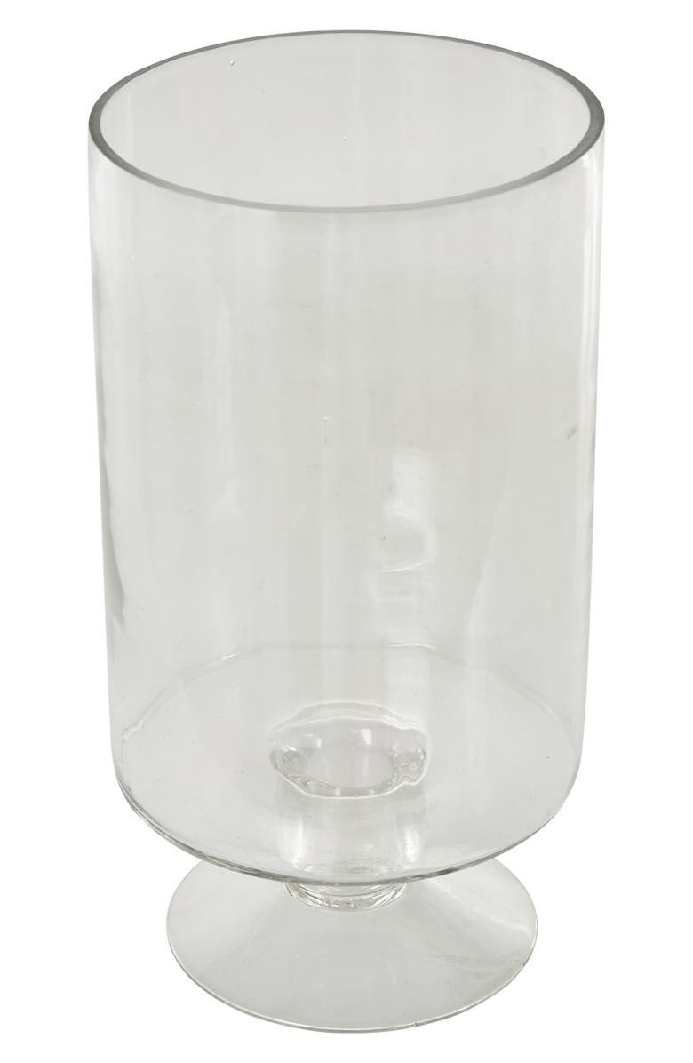 GINGER BIRCH STUDIO Glass Candleholder, Alternate, color, Clear