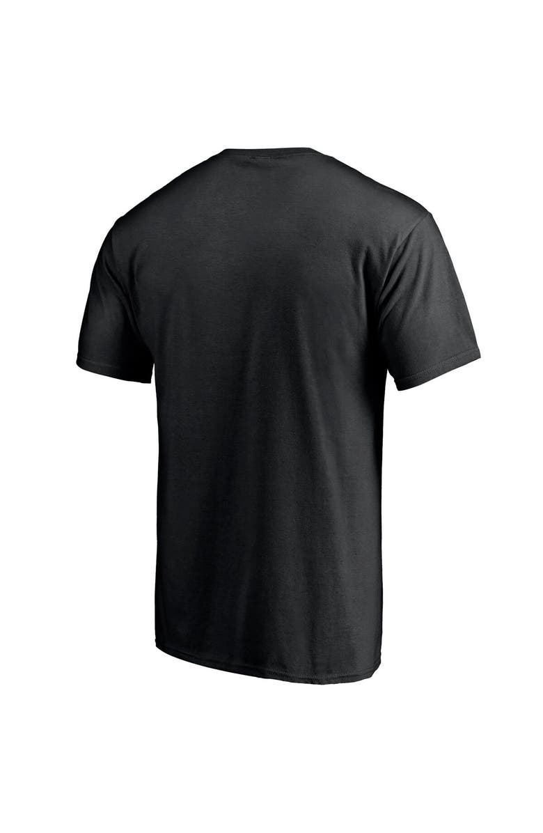 FANATICS Men's Fanatics Branded Black Charlotte FC Secondary Logo T-Shirt, Alternate, color, 
