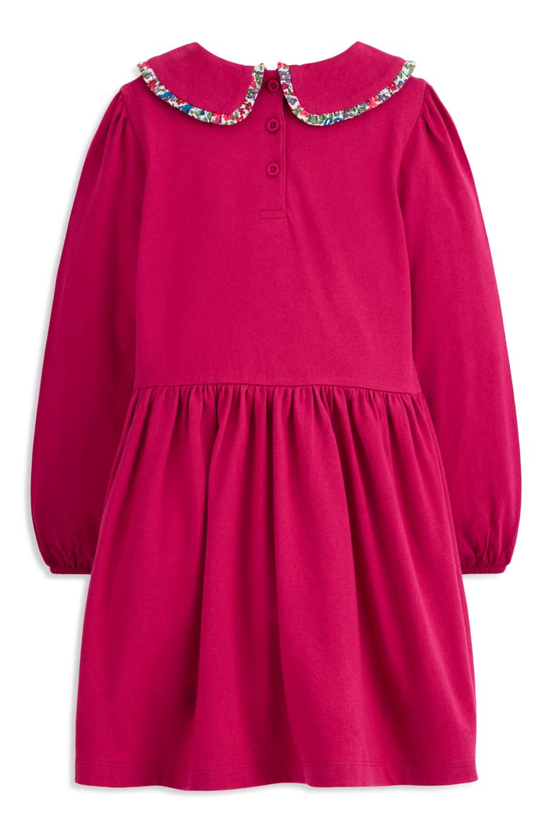 Kids' Appliqué Cotton Jersey Dress, Alternate, color, CHERRY JAM HORSES
