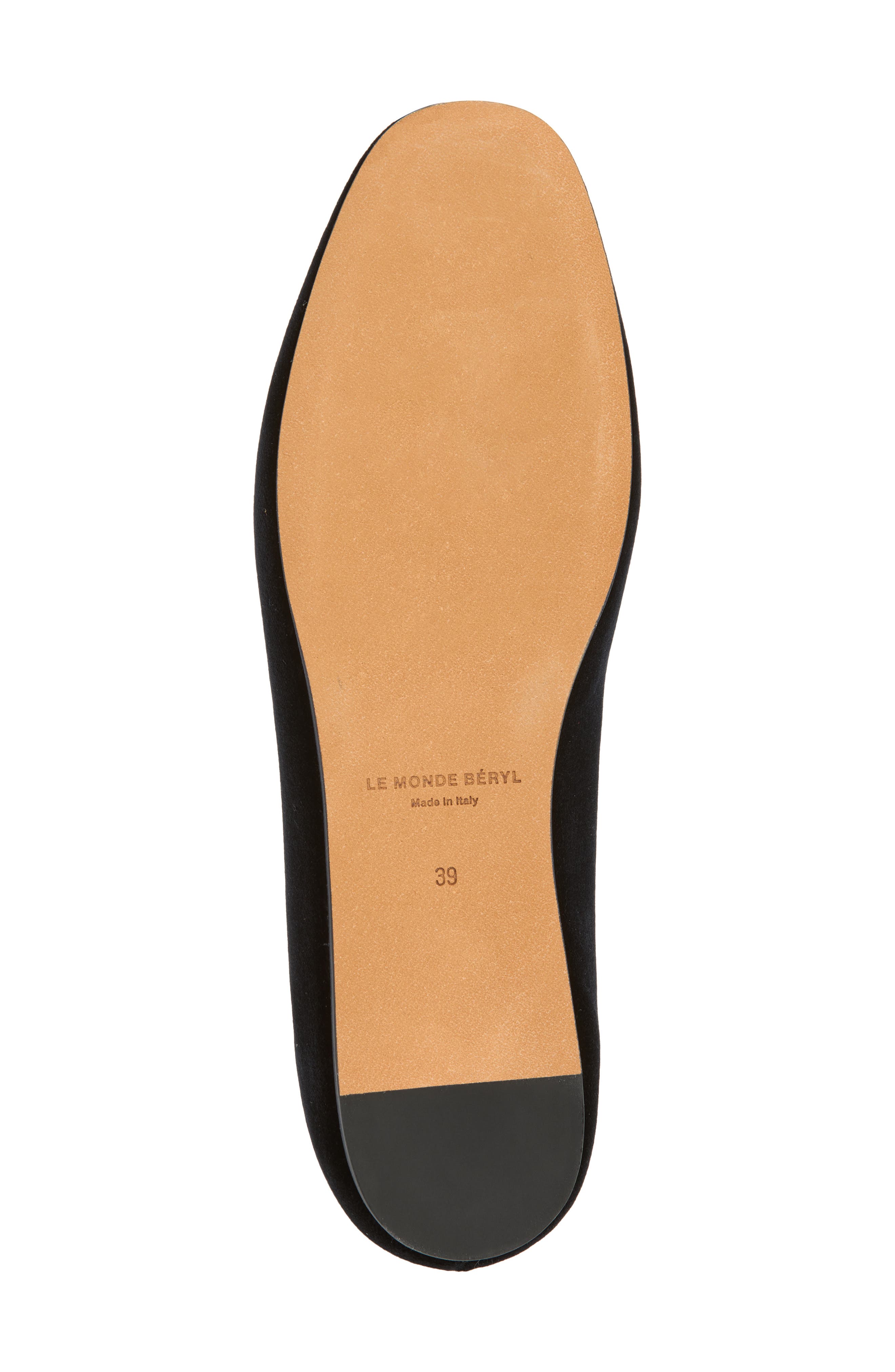 Olympia Velveteen Slipper, Alternate, color, BLACK
