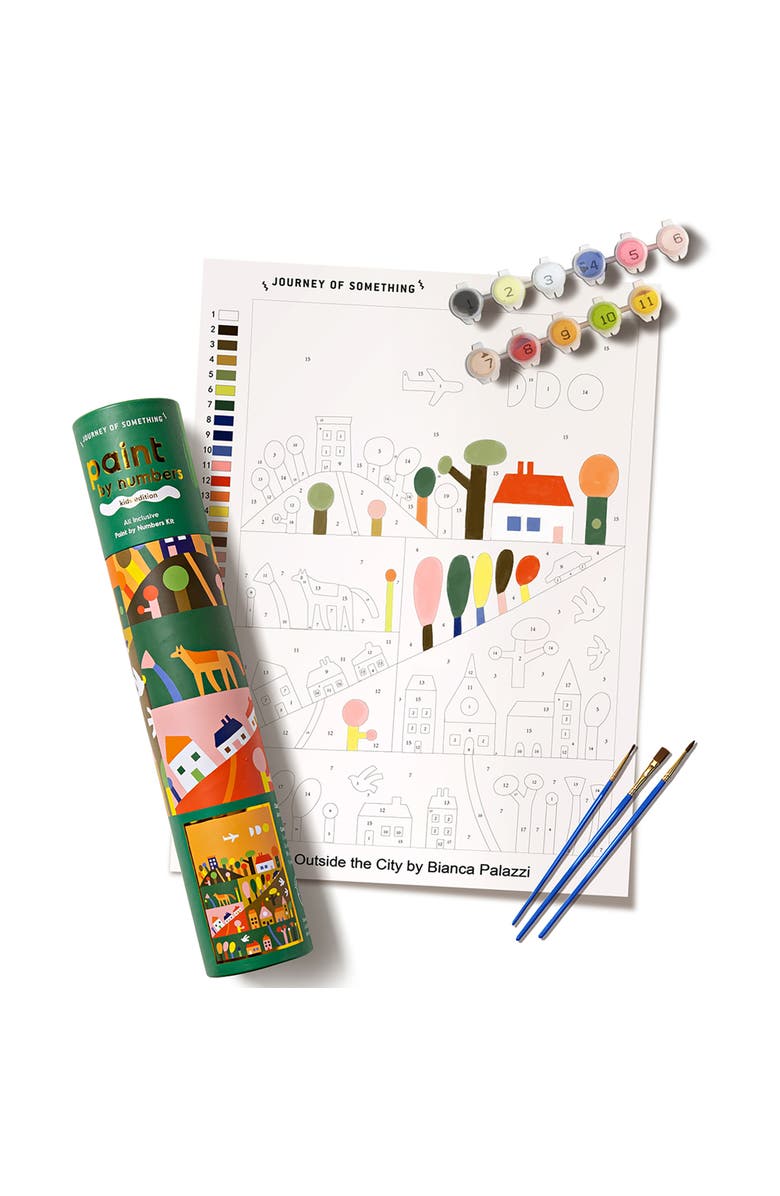 Journey of Something Paint By Numbers Outside the City, DIY Art Craft Kit, Main, color, Multicolored