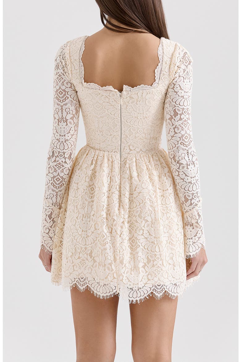 Fae Long Sleeve Minidress, Alternate, color, VINTAGE CREAM