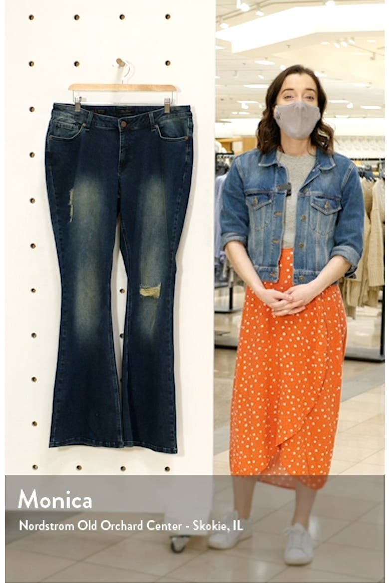Kylie Curvy Fit Flare Leg Jeans video