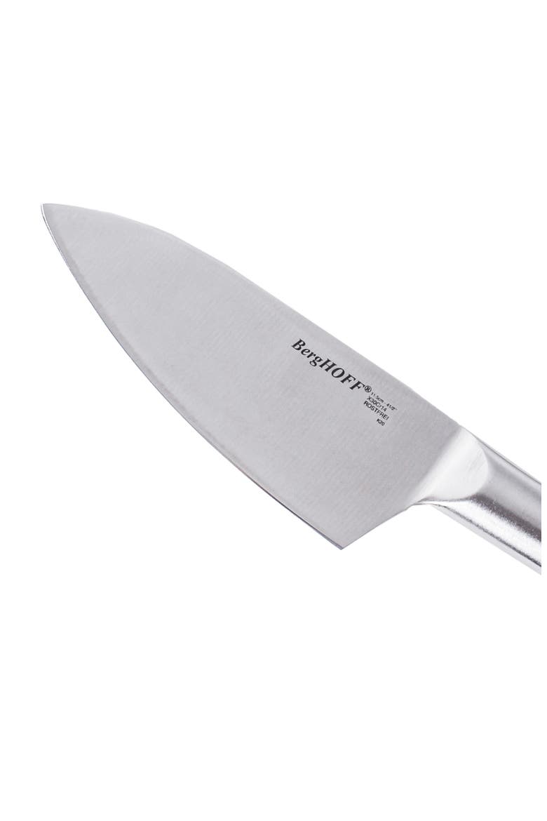 Santoku 5-Piece Knife & Sharpener Set, Alternate, color, SILVER