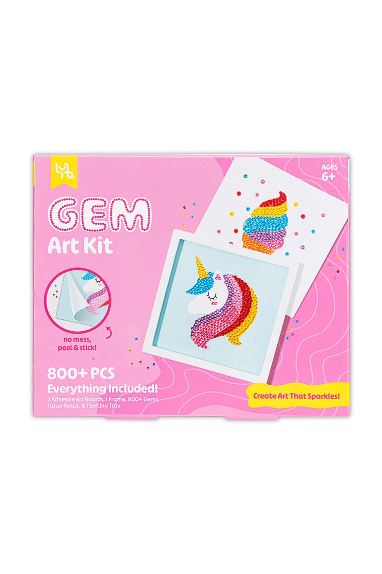 Bicycle Ice Cream & Unicorn Gem Art Kit 800+ Pc Set,6+, Main, color, Multicolored