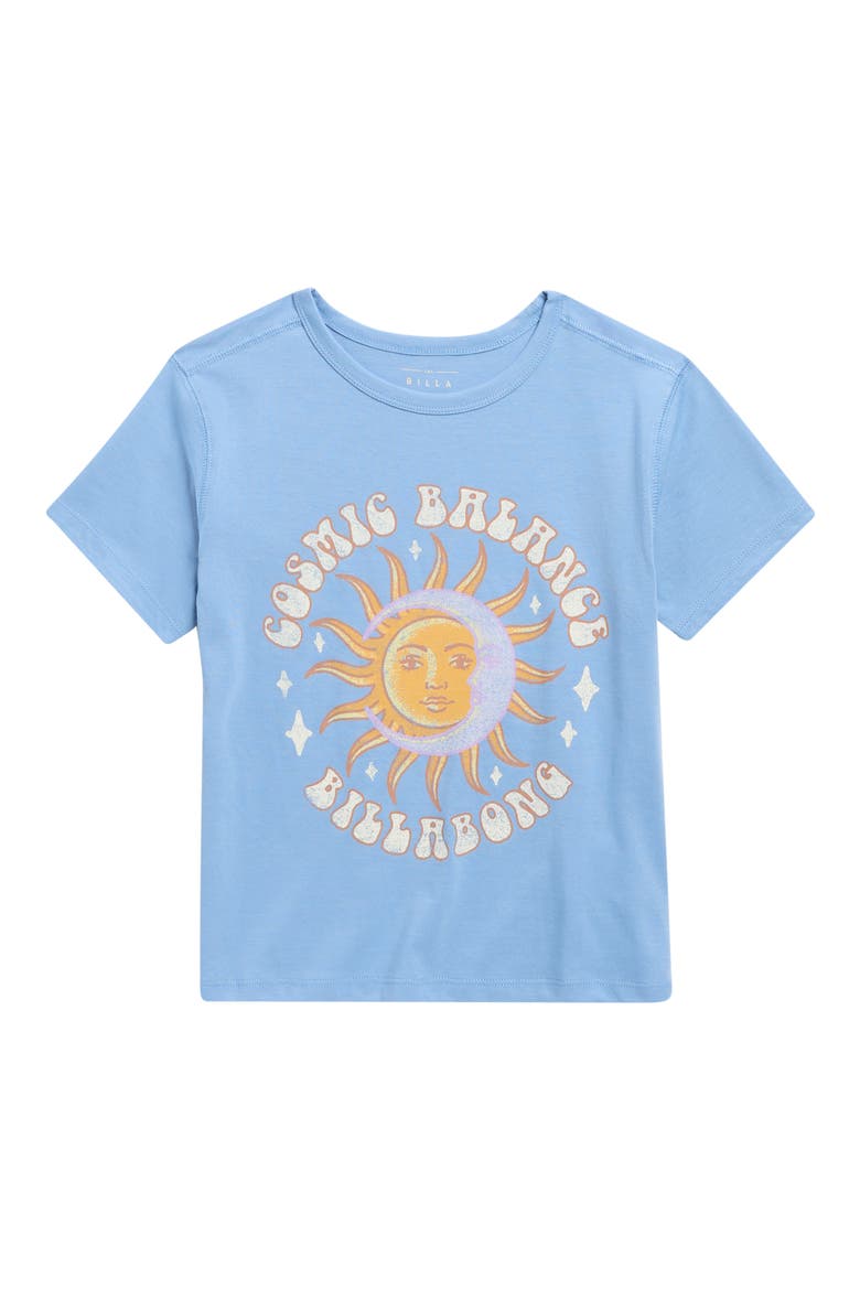 Kids' Cosmic Balance Graphic T-Shirt, Main, color, ASHLEIGH BLUE