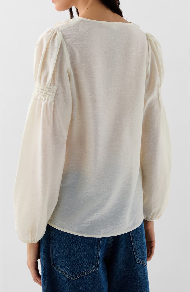 Scalpers Stars Shirt, Alternate, color, Ecru