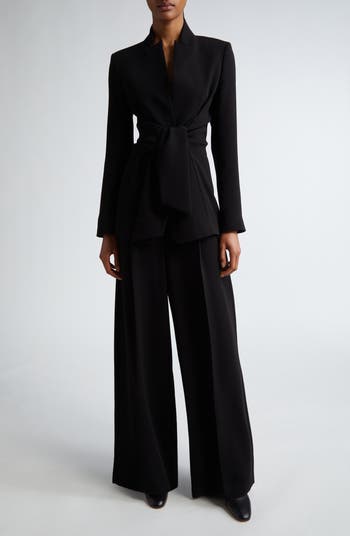 MAX MARA｜BLAZERS (GALOSCE (10410831 002 / 10410831600 0 Max Mara - Galosce wool pinstripe blazer