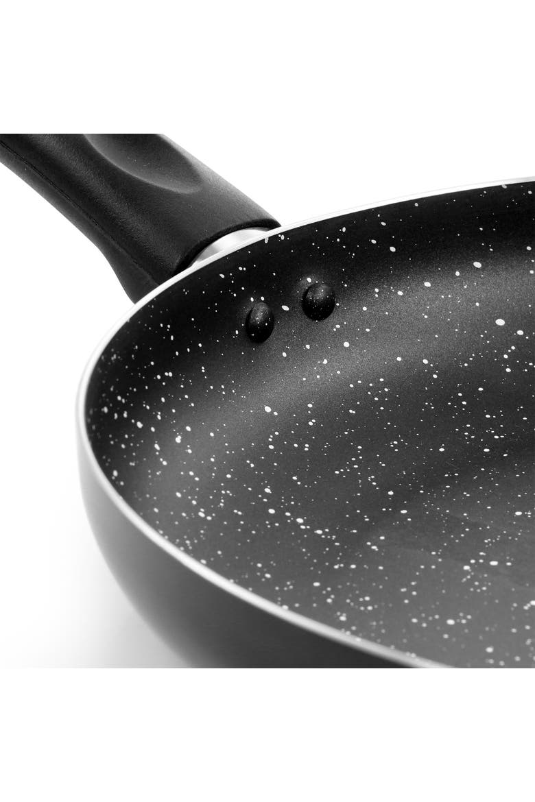 Luneta 12 Inch Aluminum Nonstick Frying Pan With Bakelite Handle, Alternate, color, Black