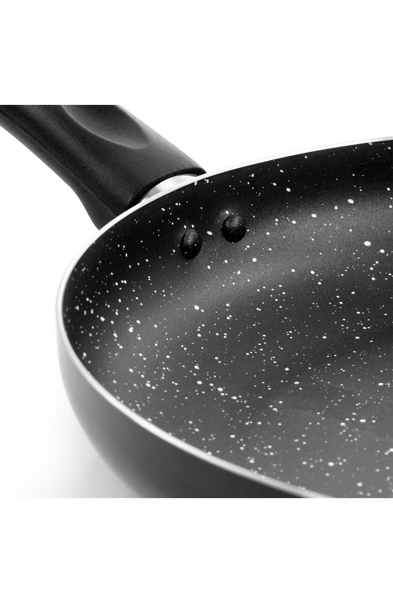 OSTER Luneta 12 Inch Aluminum Nonstick Frying Pan With Bakelite Handle, Alternate, color, Black