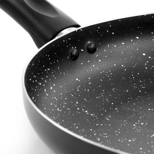 Oster Luneta 12 Inch Aluminum Nonstick Frying Pan With Bakelite Handle In Black