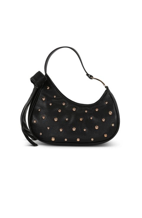 Arabella Studded and Bow Shoulder Clutch