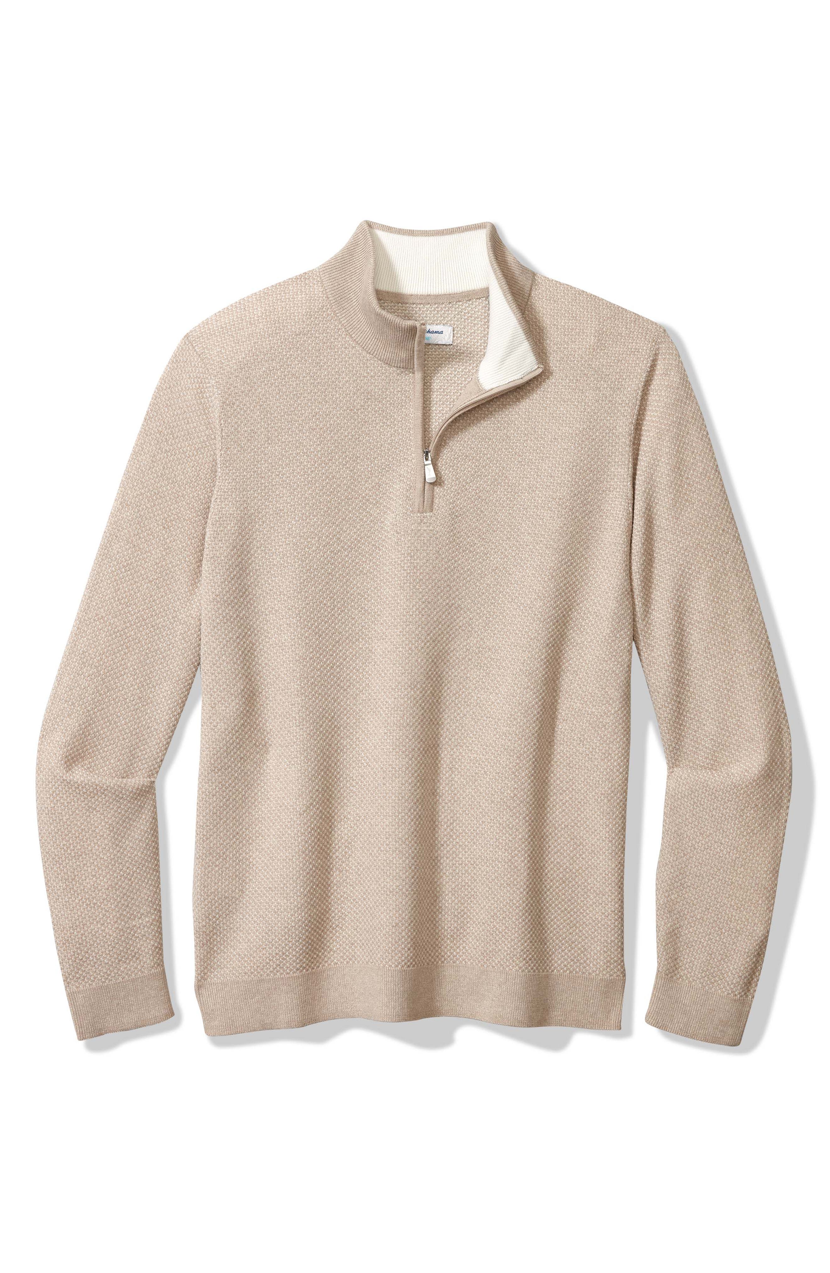 Tommy Bahama Coolside Legend IslandZone® Quarter Zip Sweater