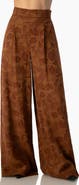 IVONNE Floral Jacquard High-waist Wide-leg Palazzo Trousers