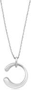 Sienna Vale Puffed C Pendant Necklace