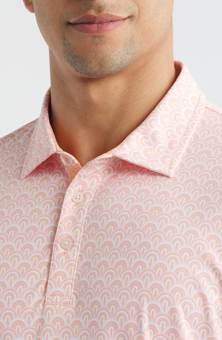 Swannies Sands Performance Golf Polo, Alternate, color, Orange-Crush