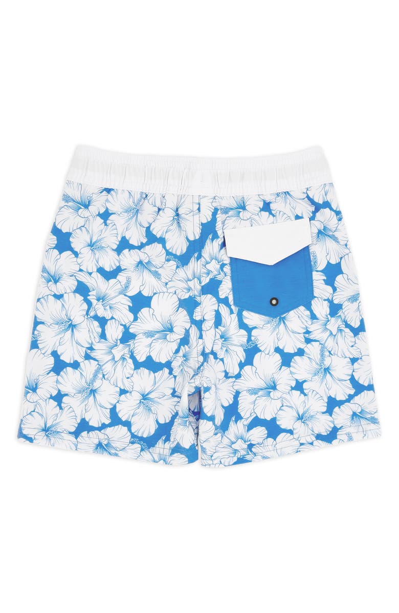 Feather 4 Arrow Kids' Marina Blue Board Shorts, Alternate, color, Marina Blue