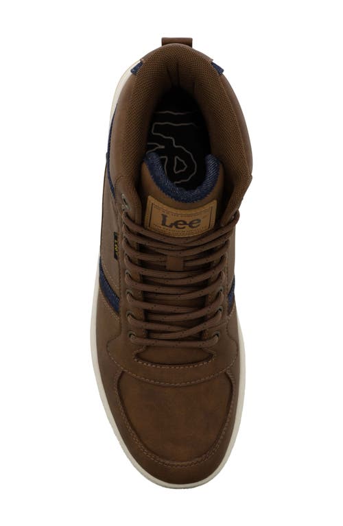 Lee Dayton High Top Sneaker In Brown