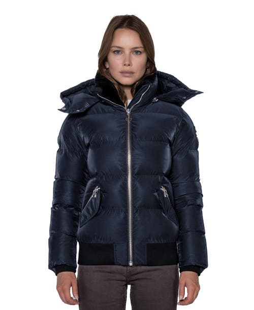 Woodpecker Woody Bomber Quilted Coat In Blue