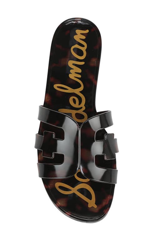 Sam Edelman Bay Jelly Slide Sandal Tortoise Jelly In Tortoise