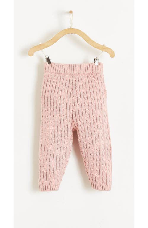 Babycottons Blake Sweater Set In Pink