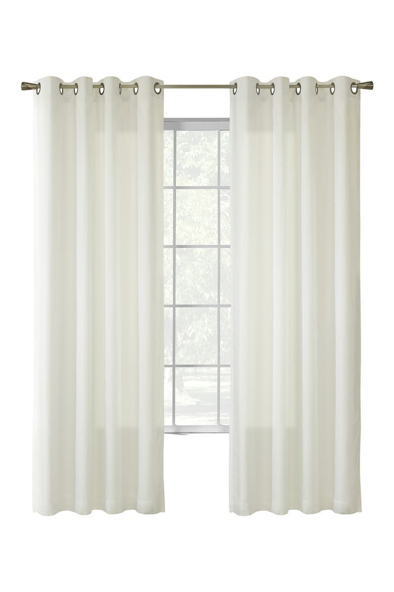 Single Curtain Panel, Main, color, IVORY