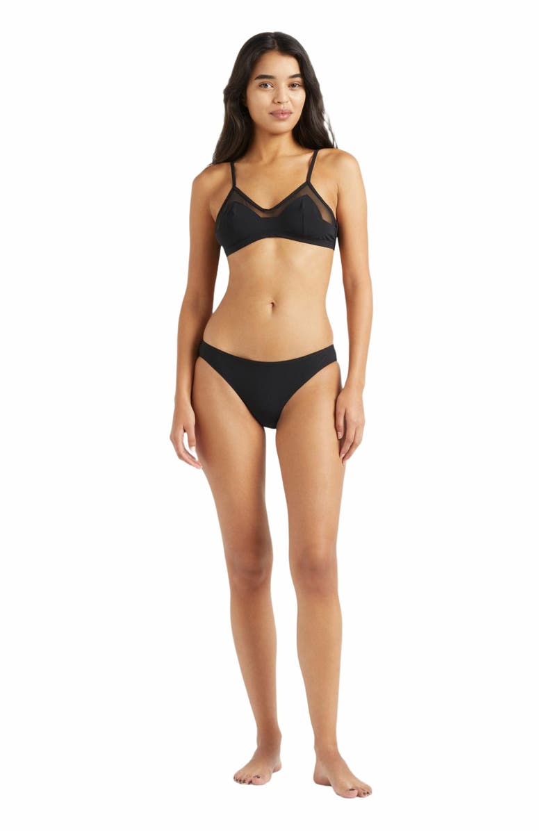 Vilebrequin Women's Solid Bra-Style Bikini Top, Main, color, Noir
