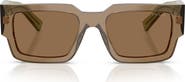 Prada 54mm Rectangular Sunglasses