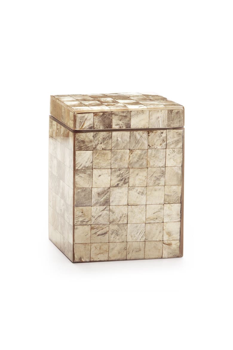 Capiz Champagne Canister, Main, color, GOLD