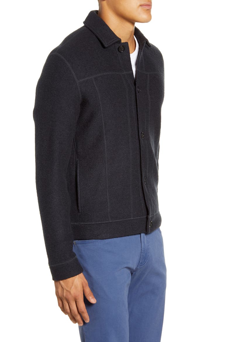 Eastwood Wool Blend Jacket, Alternate, color, NAVY